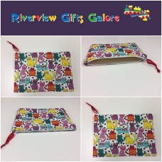 Zip Clutch / Purse / Bag / Pouch - Multi Coloured Cats Zip Clutch / Purse / Bag / Pouch - Multi Coloured Cats
